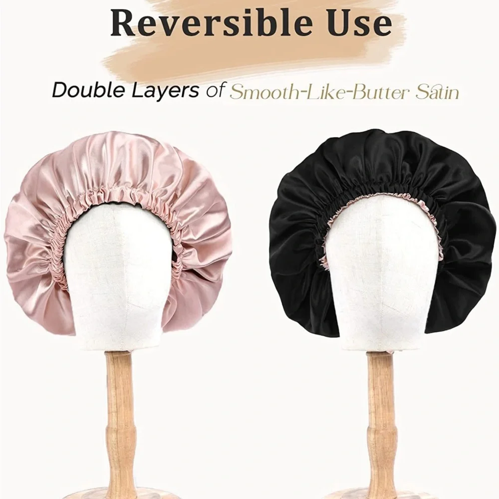 SOLD ‼️ Yanibest | satin bonnet with matching scrunchie - Picture 4 of 5